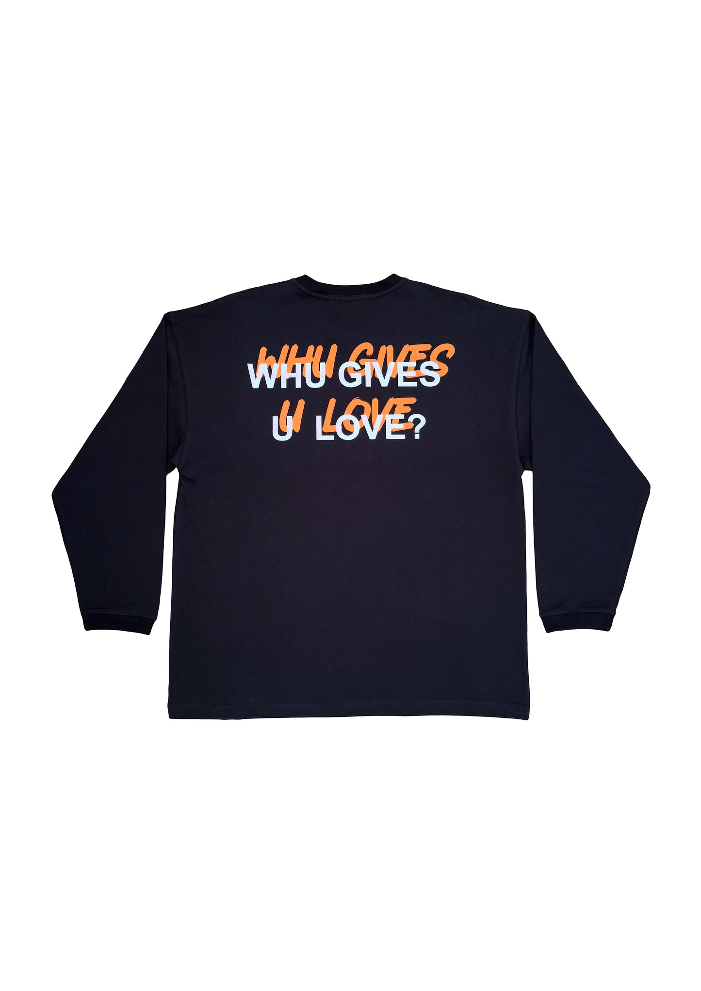 "LOVE" BLACK LONG SLEEVE TEE